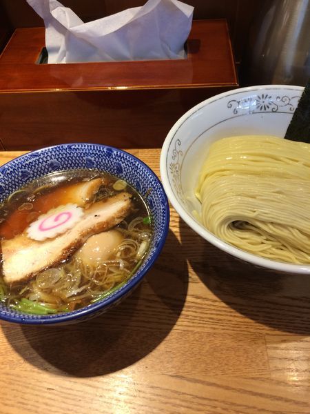 「特製青湯つけそば1030円」@つけそば 神田勝本の写真