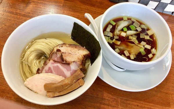 「特選 醤油つけめん」@塩らーめん 千茶屋の写真