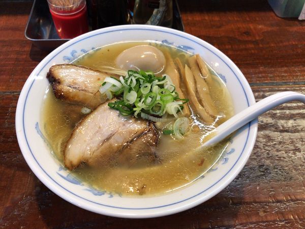 「あっさり煮干味玉らーめん(850円)」@初代青樹の写真