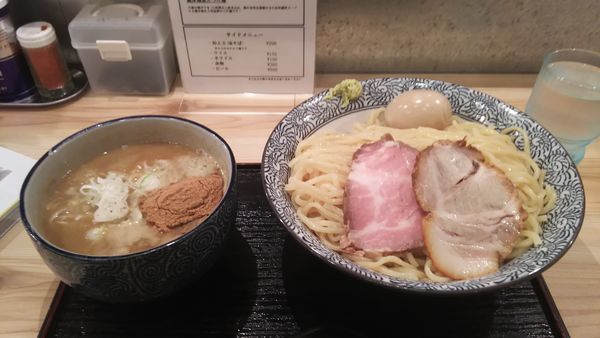 「濃厚鶏魚介特製つけ麺特盛」@鶏らぁめん たけなかの写真