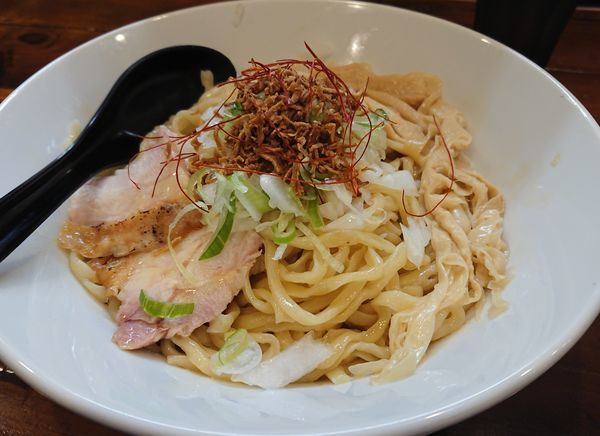 「鶏まぜそば」@麺屋 楽のすけの写真