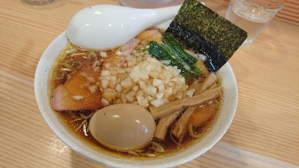 「チャーシュー麺+味玉」@白河手打中華そば 中村の写真