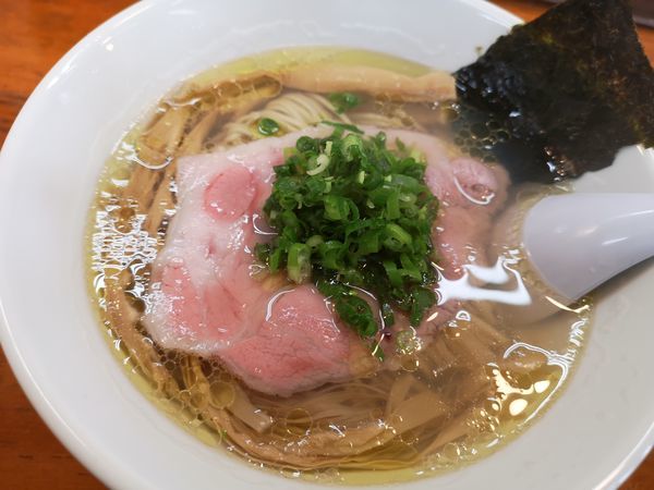 「【限定】白蛤と蛤の塩そば」@会津ばんだいらーめん 伊勢崎店の写真