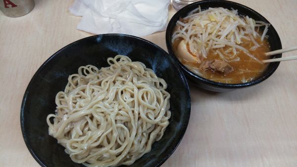 「味噌つけ麺800円」@ラーメン二郎 京成大久保店の写真