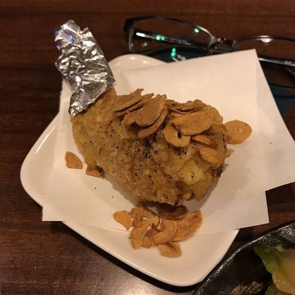 「にんにく手羽先餃子」@餃子のニューヨークの写真