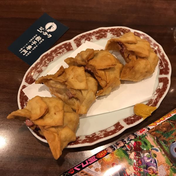 「揚餃子 3個」@餃子のニューヨークの写真