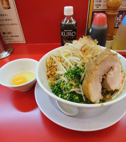 「味噌まぜそば３００gニンニク」@自家製麺 ダイサンの写真