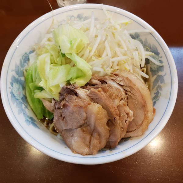 「ラーメン肉増し野菜増し」@らーめん陸の写真