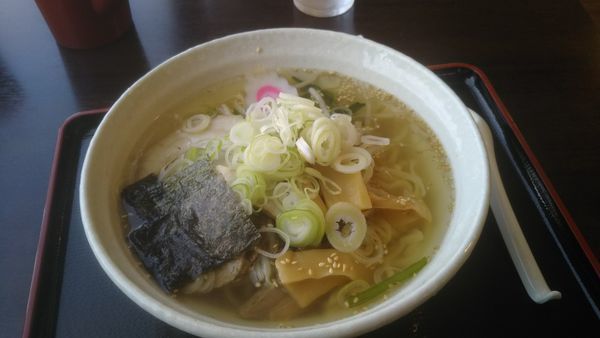 「浜塩ラーメン 850円」@お食事処 会津嶺の写真