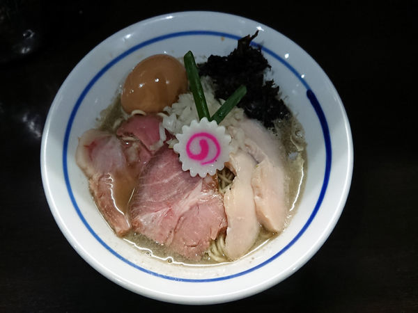 「煮干しそば＋鮮魚の漬け丼」@中華そば いづるの写真