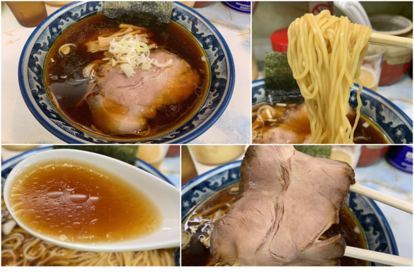 「支那そば¥700+ギョーザ¥350+ビール¥550」@ラーメン 丸仙の写真