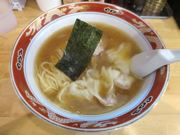 「ワンタンメン 970円」@支那ソバ 玉龍の写真
