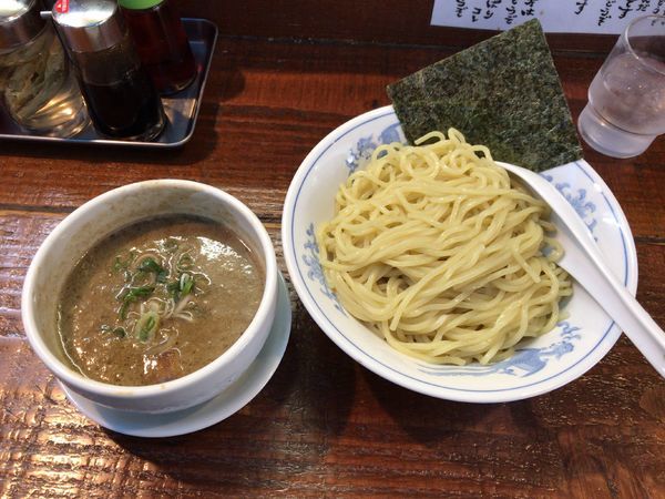 「こってり煮干つけ麺(850円)」@初代青樹の写真