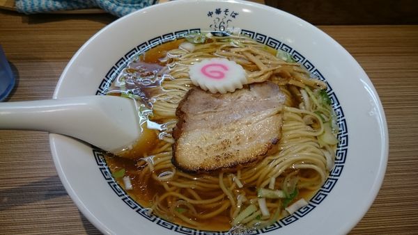 「中華そば 白 細麺（680円）」@中華そば 六感堂の写真