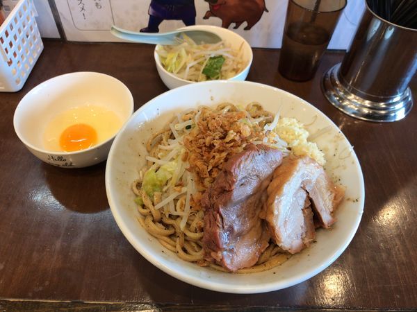 「小汁なし(830円)」@麺屋 歩夢の写真