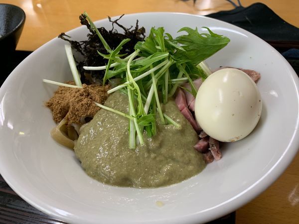 「牡蠣のまぜそば＋味玉」@と多゛食堂の写真