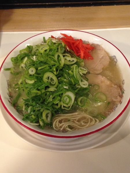 「ラーメン 750円 ネギ 100円」@八ちゃんラーメン ラーメン博物館店の写真
