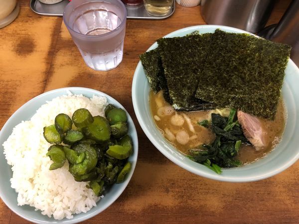 「ラーメン 650円」@横浜ラーメン 武蔵家 船橋店の写真