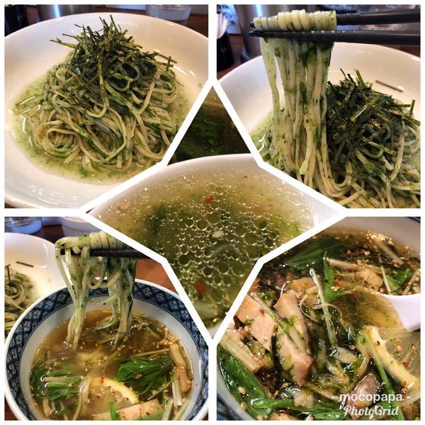 「【限定】白醤油の生のリの和えつけ麺1000円」@麺処 びぎ屋の写真