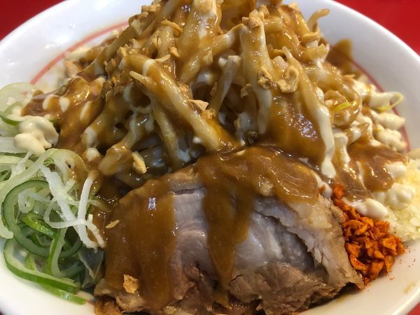 「[期間限定] ニンニクザンマイ＋ニンニク＋ガリマヨ」@千里眼の写真