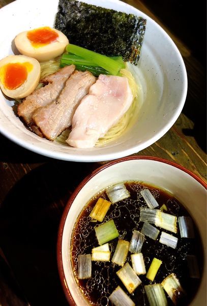 「濃厚昆布水つけ麺(醤油.味玉半個チャーシュー1枚サービス)」@ラーメン屋ジョンの写真
