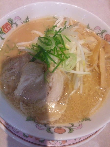 「餃子の王将ラーメン540円」@餃子の王将 草加店の写真