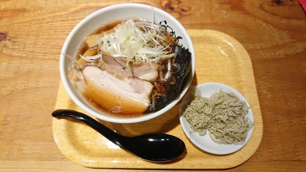 「ミニ焼き醤油＋とろろ昆布」@利尻らーめん 味楽 新横浜ラーメン博物館店の写真
