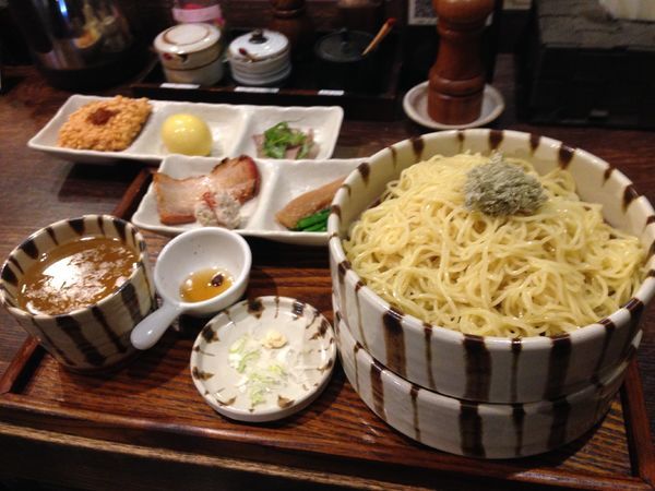 「特選塩つけそば」@焙煎汐蕎麦処 金字塔の写真