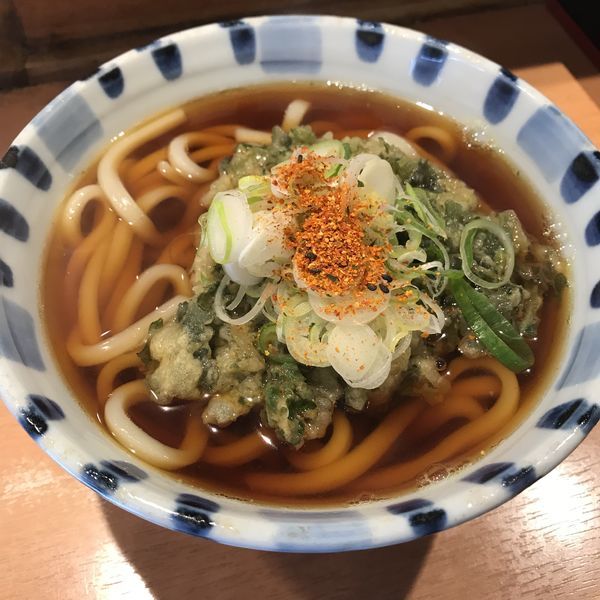 「春菊天（￥370）」@そば新 自由が丘店の写真