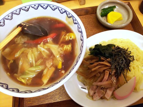 「うま煮つけめん(しょう油) 850円」@中華料理 菊乃家の写真