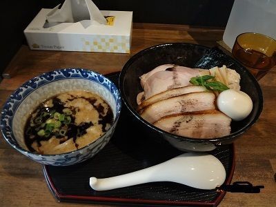 「黒豚骨つけ麺」@長野らぁ麺 さくら木の写真