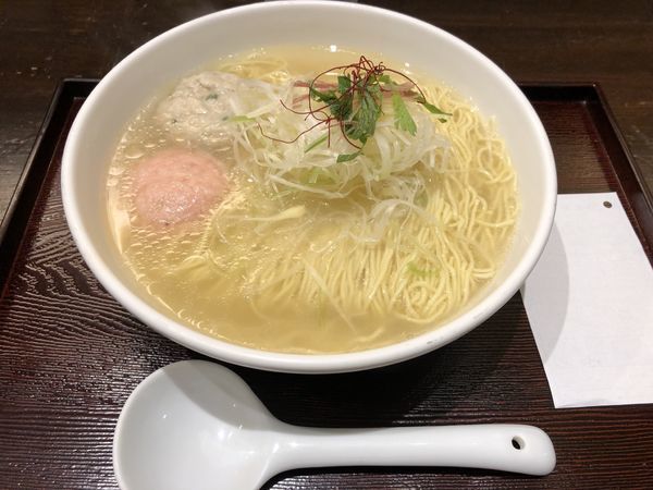 「あら炊き塩らーめん大盛り」@麺屋 海神の写真