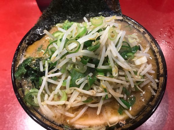 「中盛ネギもやしラーメン 900円」@厚木家の写真