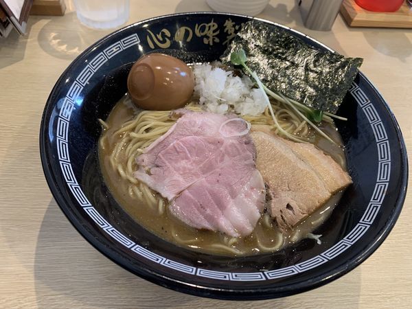 「中濃煮干しラーメン」@心の味製麺 平井店の写真