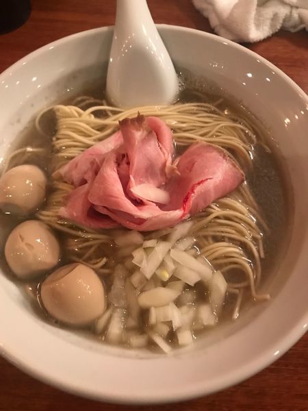 「煮干しそば（金目鯛仕立て）＋うずら味玉」@麺処 にぼし香 横浜店の写真