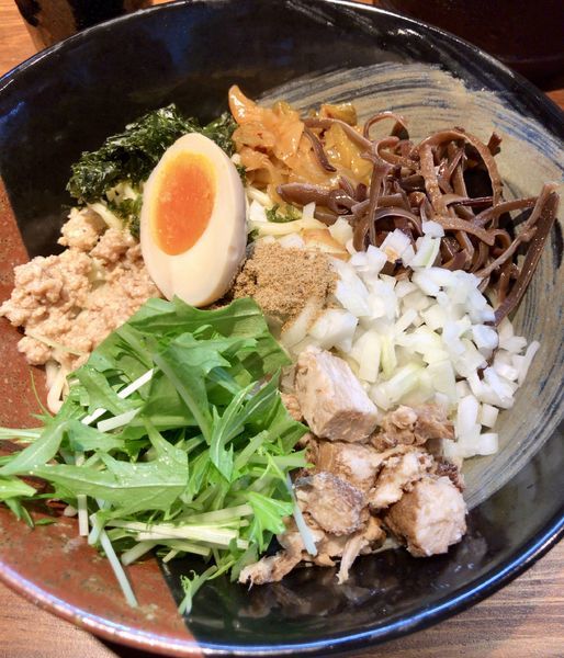 「正油 まぜそば」@まぜそば専門店 イトちゃんの写真