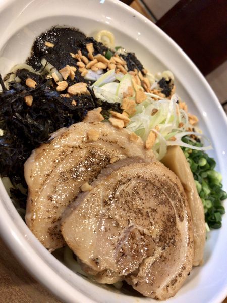 「[期間限定] ピリ辛マー油まぜそば」@つけめん・まぜそば むじゃきの写真