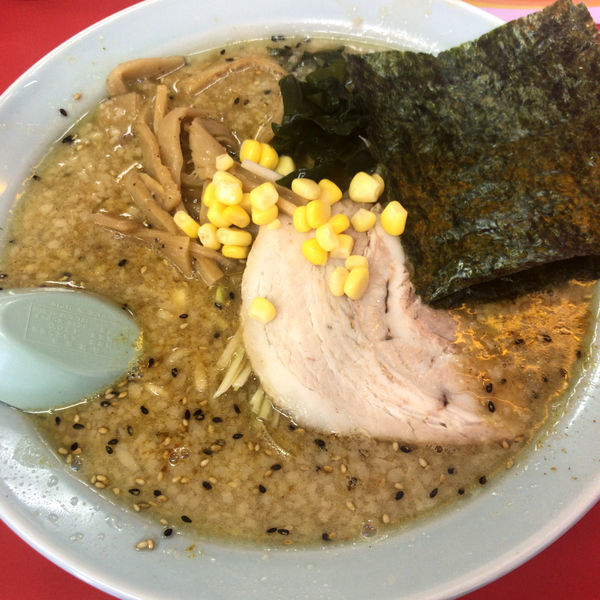 「みそラーメン650円　カレースパイス80円　半麺-50円」@ラーメンショップ 太田店の写真