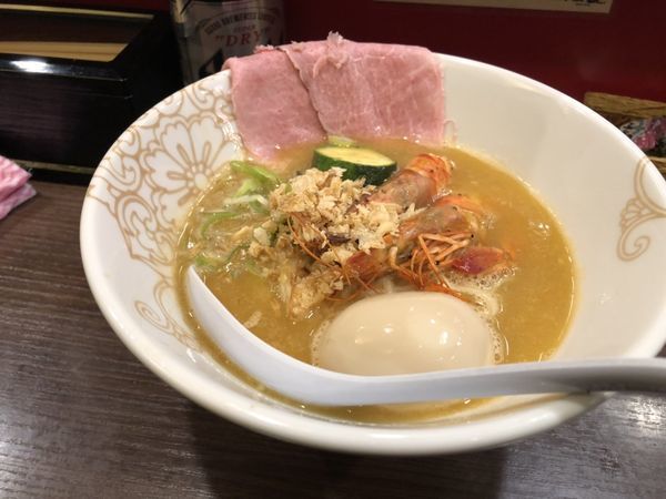 「限定濃厚海老そば」@麺屋 Rai遥の写真