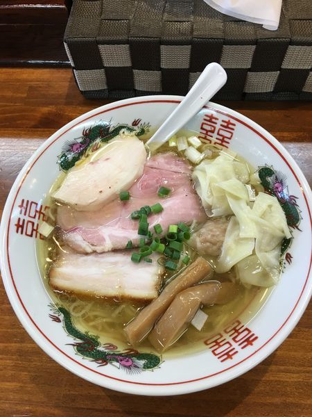 「特選塩ラーメン 880円+大盛100円」@塩らーめん 千茶屋の写真