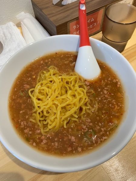 「特製タンタン麺 900円　ランチサービスライス付き」@小田原タンタン麵たかみの写真