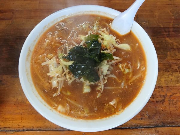 「ミソラーメン 大盛 730円」@手打ちラーメン 笹の写真