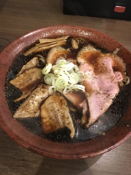 「鮪中華そば(大盛り)」@岡ほしの写真