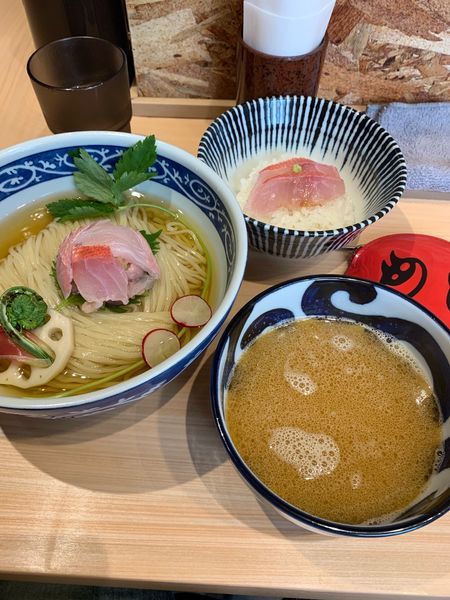 「金目鯛のつけそば」@寿製麺 よしかわ 西台駅前店の写真