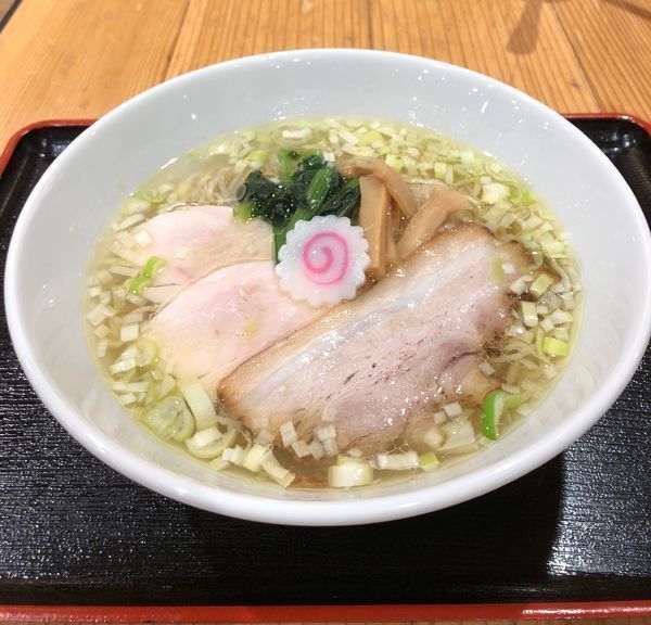 「「若武者」鶏中華そば (塩で) ¥730」@日本橋ふくしま館 MIDETTE ミデッテの写真