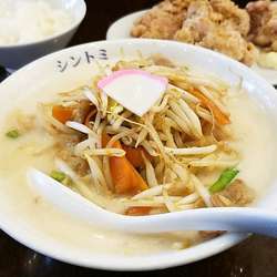 濃厚タンメン+唐揚げセット