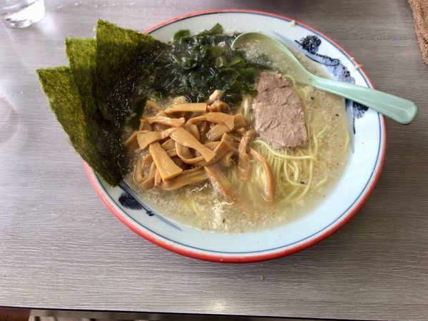 「塩ラーメン メンマトッピング」@ラーメンショップ 122号騎西店の写真