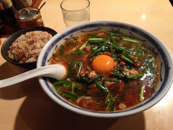 「韮玉らーめん」@らーめん でくの坊の写真