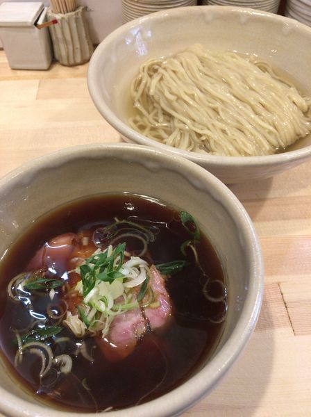 「鰹昆布出汁の醤油つけ麺 ８５０円」@迂直の写真