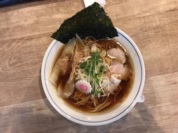 「ワンタンメン800円」@麺や マルショウ 新大阪店の写真
